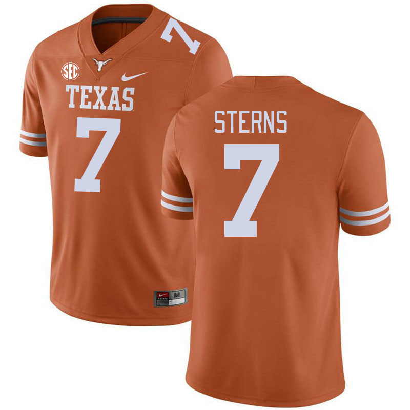 # 7 Caden Sterns Texas Longhorns Jerseys Football Stitched-Orange